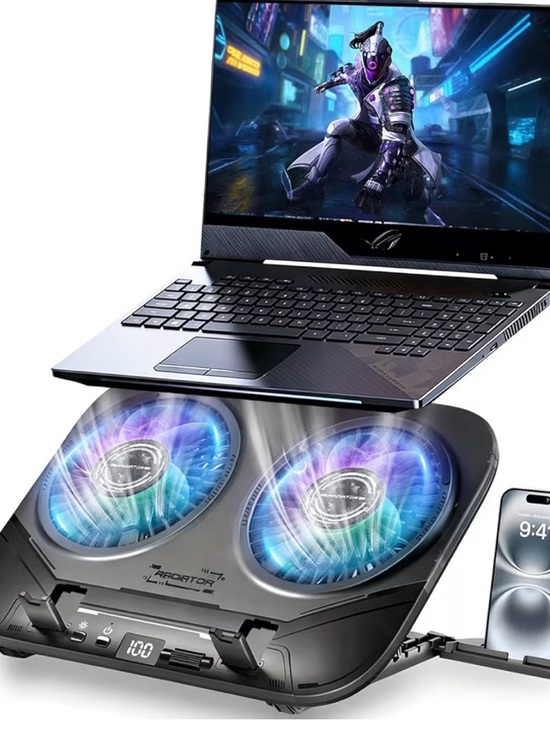 WEKEFON Other - Almohadilla de refrigeración mejorada pa laptop